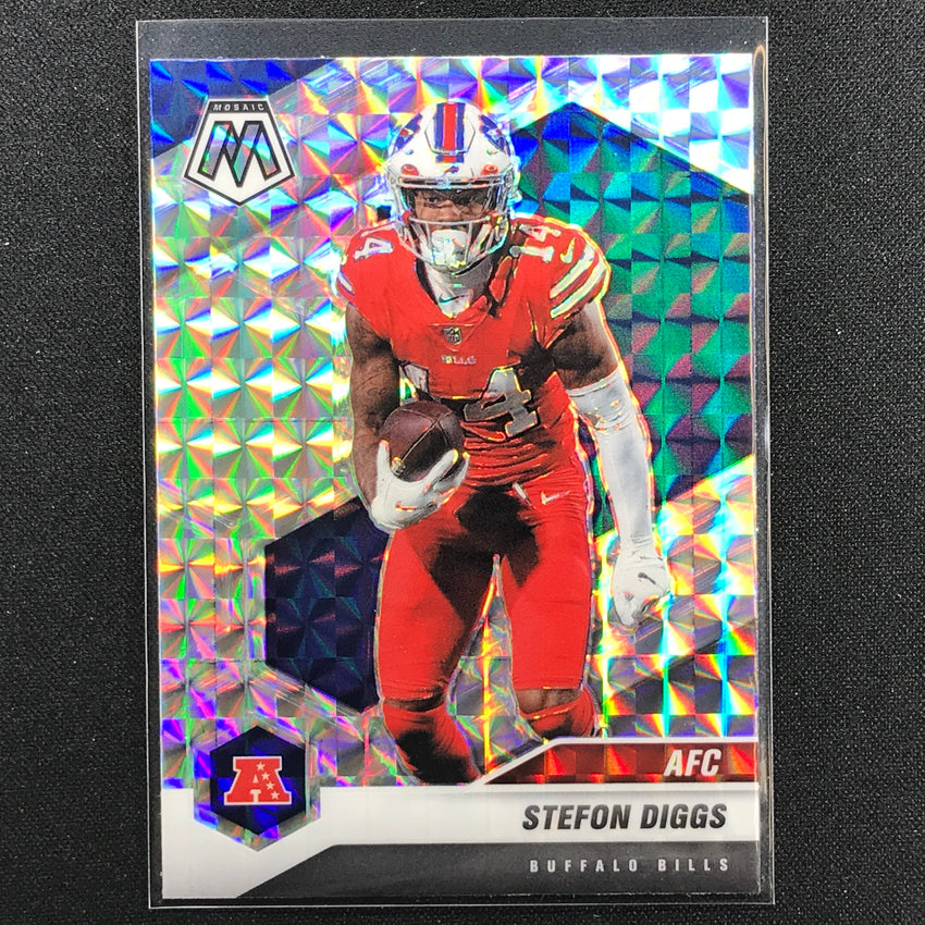 2021 Mosaic STEFON DIGGS Variations AFC Mosaic Silver #236