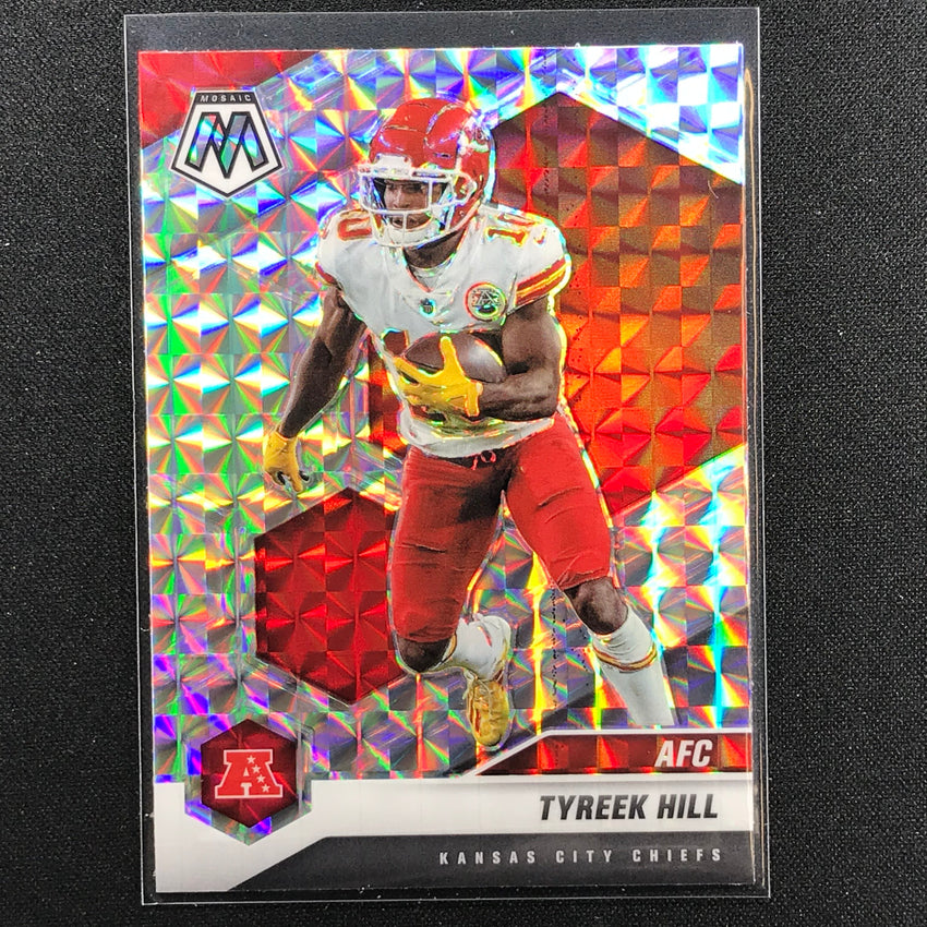 2021 Mosaic TYREEK HILL Variations AFC Mosaic Silver #238
