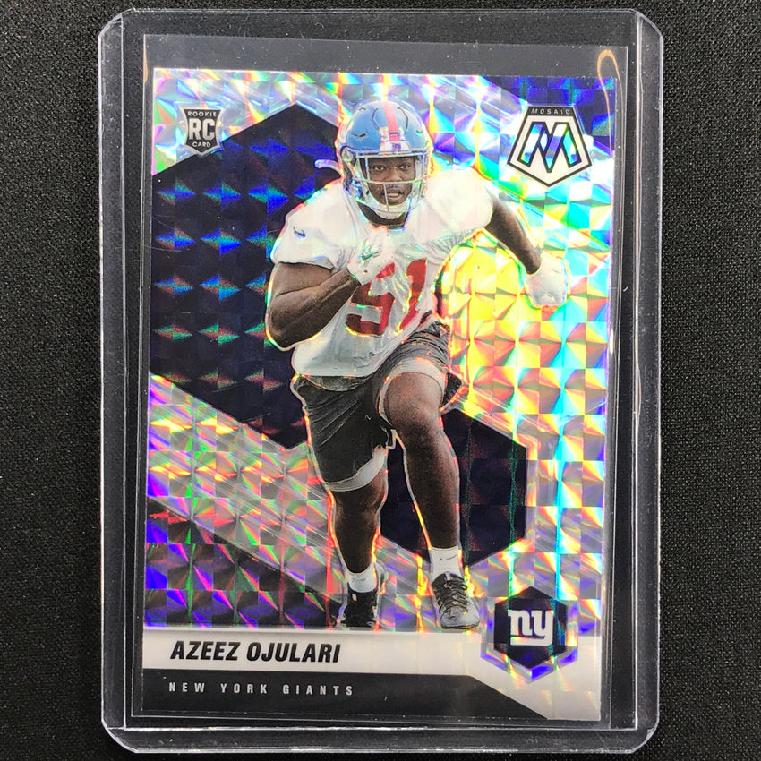 2021 Mosaic AZEEZ OJULARI Rookie Mosaic Silver #356