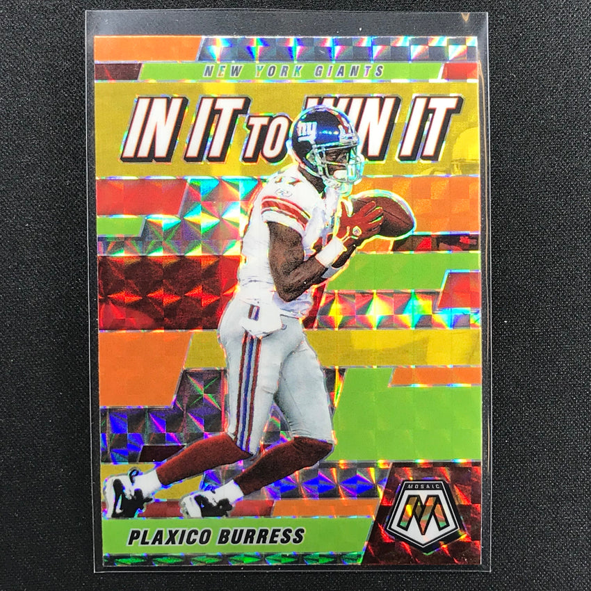 2021 Mosaic PLAXICO BURRESS In It to Win It Mosaic Silver #3