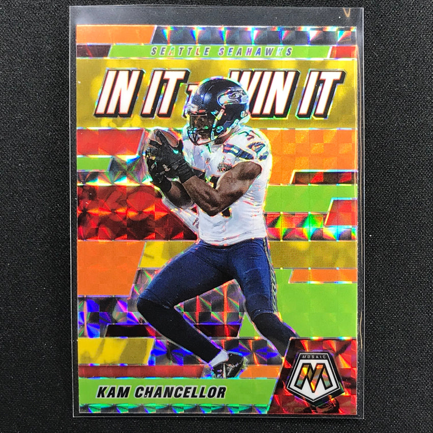 2021 Mosaic KAM CHANCELLOR In It to Win It Mosaic Silver #8