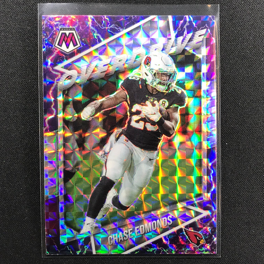 2021 Mosaic CHASE EDMONDS Overdrive Mosaic Silver #24