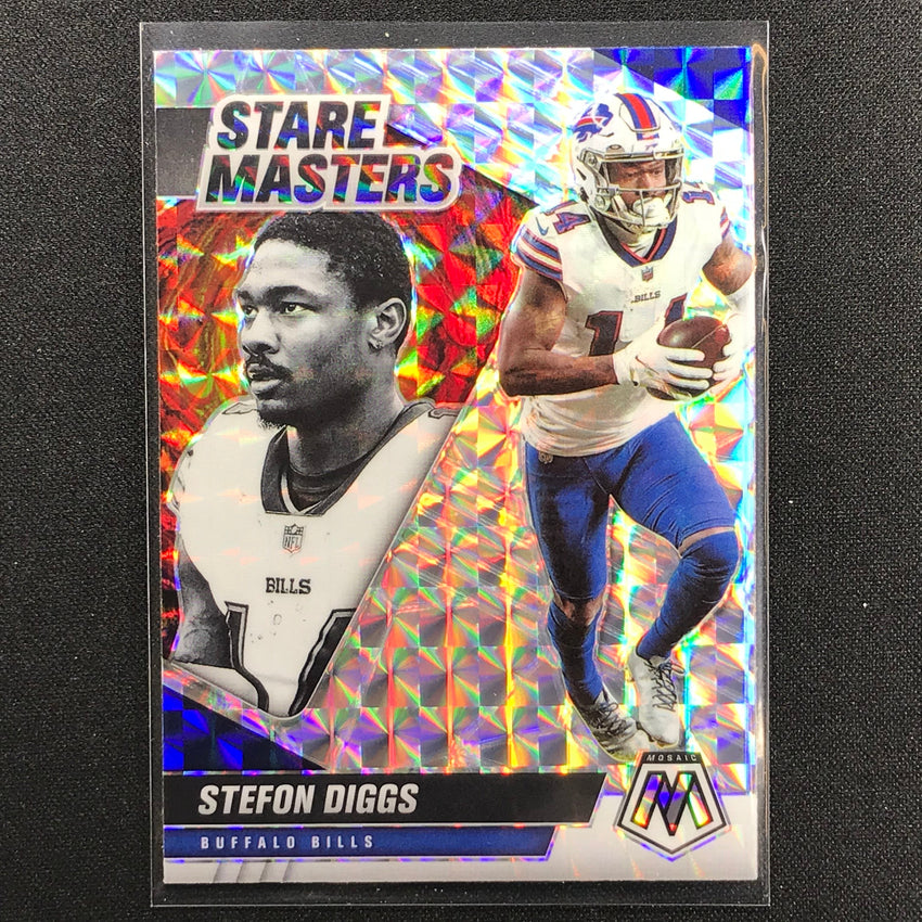 2021 Mosaic STEFON DIGGS Stare Masters Mosaic Silver #19