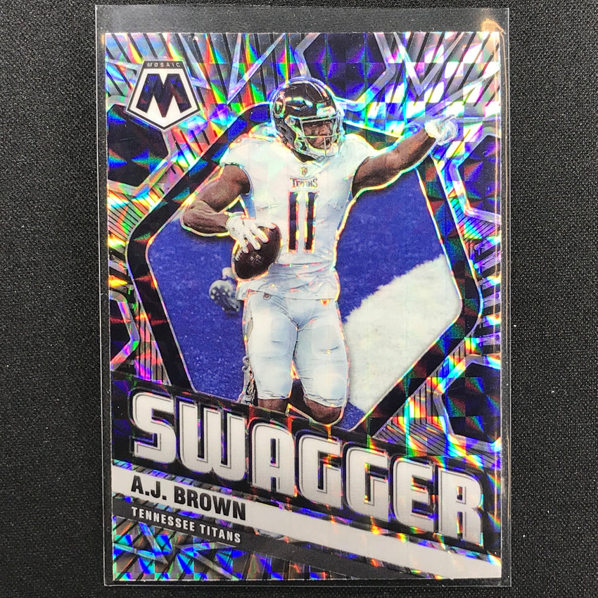 2021 Mosaic A.J. BROWN Swagger Mosaic Silver #3