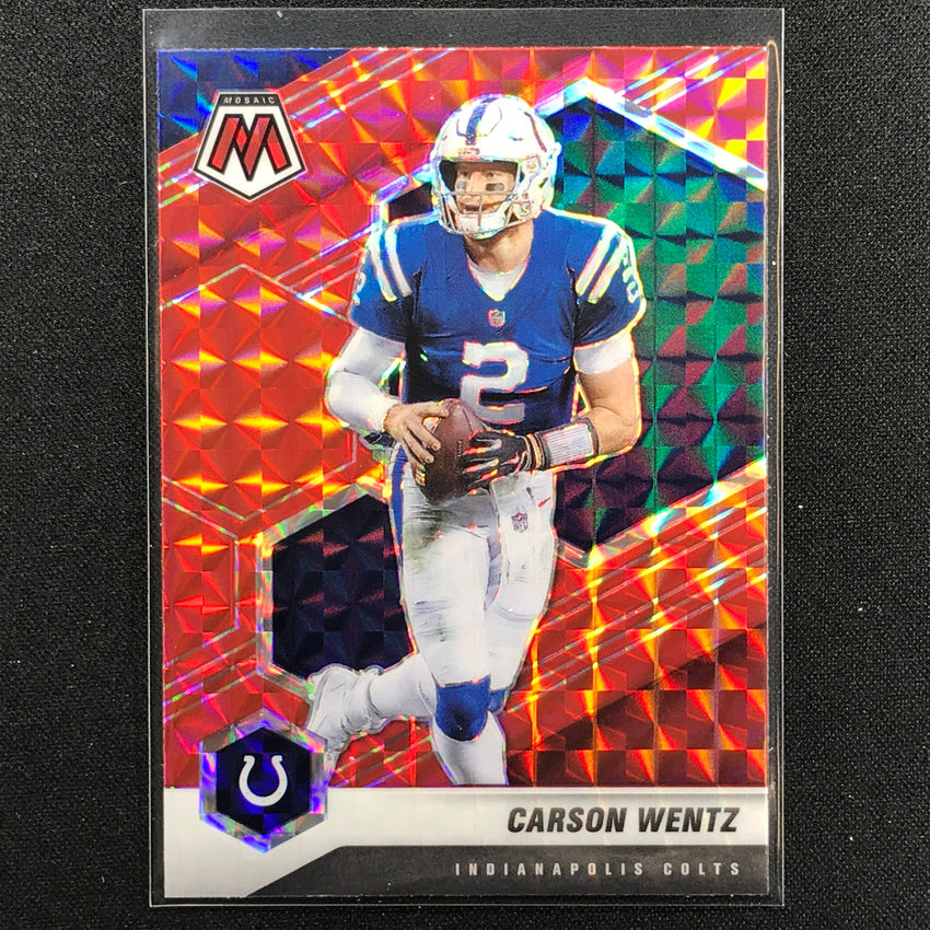 2021 Mosaic CARSON WENTZ Mosaic Red #90