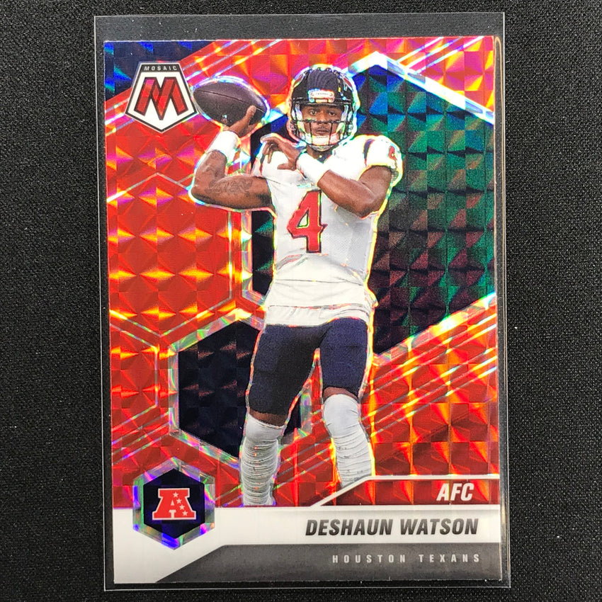 2021 Mosaic DESHAUN WATSON Variations AFC Mosaic Red #223
