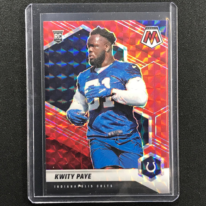 2021 Mosaic KWITY PAYE Rookie Mosaic Red #351