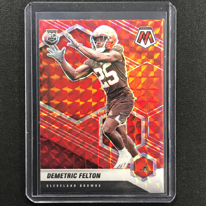 2021 Mosaic DEMETRIC FULTON Rookie Mosaic Red #394