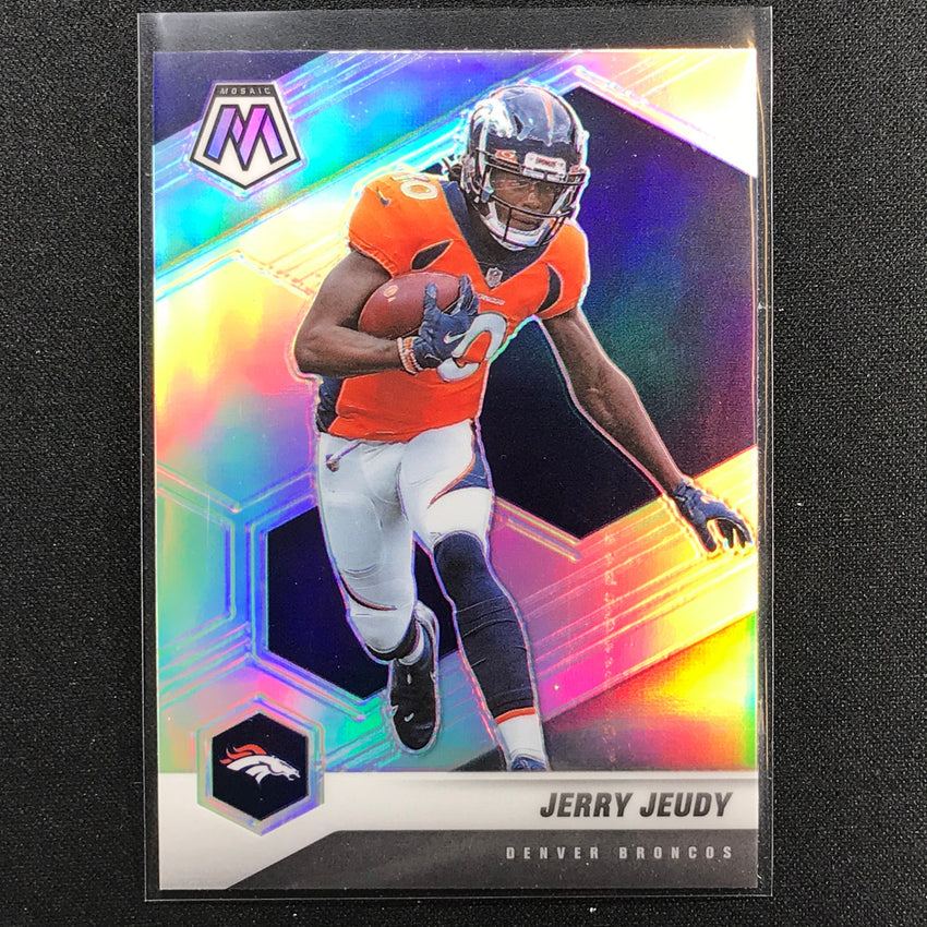 2021 Mosaic JERRY JEUDY Silver Prizm #68