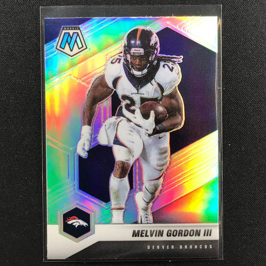 2021 Mosaic MELVIN GORDON III Silver Prizm #69