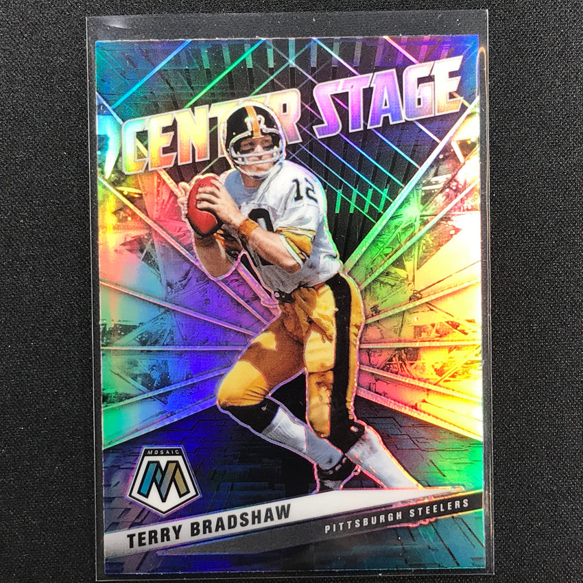2021 Mosaic TERRY BRADSHAW Center Stage Silver Prizm #27