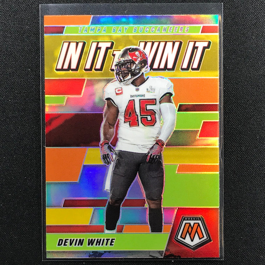 2021 Mosaic DEVIN WHITE In It to Win It Silver Prizm #14