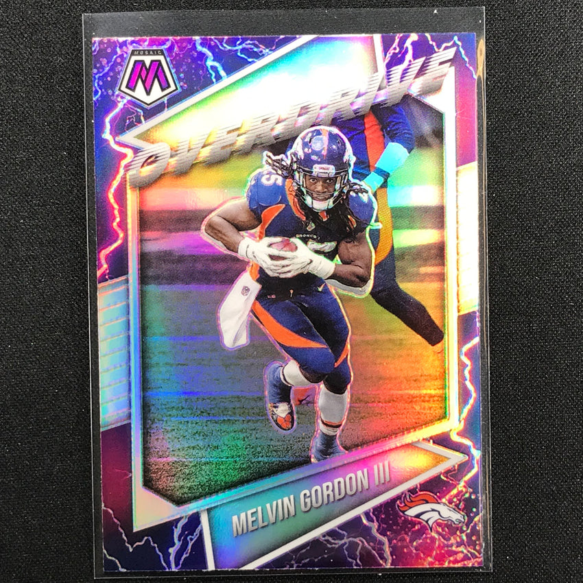 2021 Mosaic MELVIN GORDON III Overdrive Silver Prizm #22