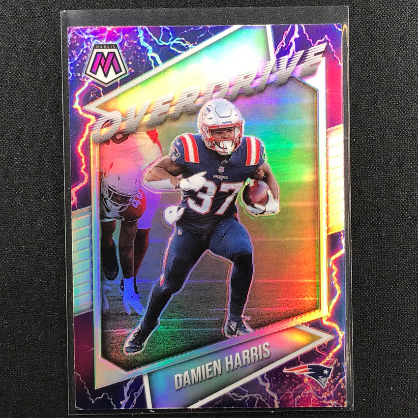 2021 Mosaic DAMIEN HARRIS Overdrive Silver Prizm #23