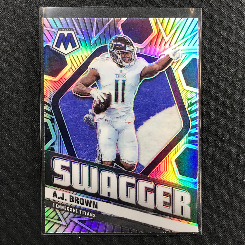 2021 Mosaic A.J. BROWN Swagger Silver Prizm #3