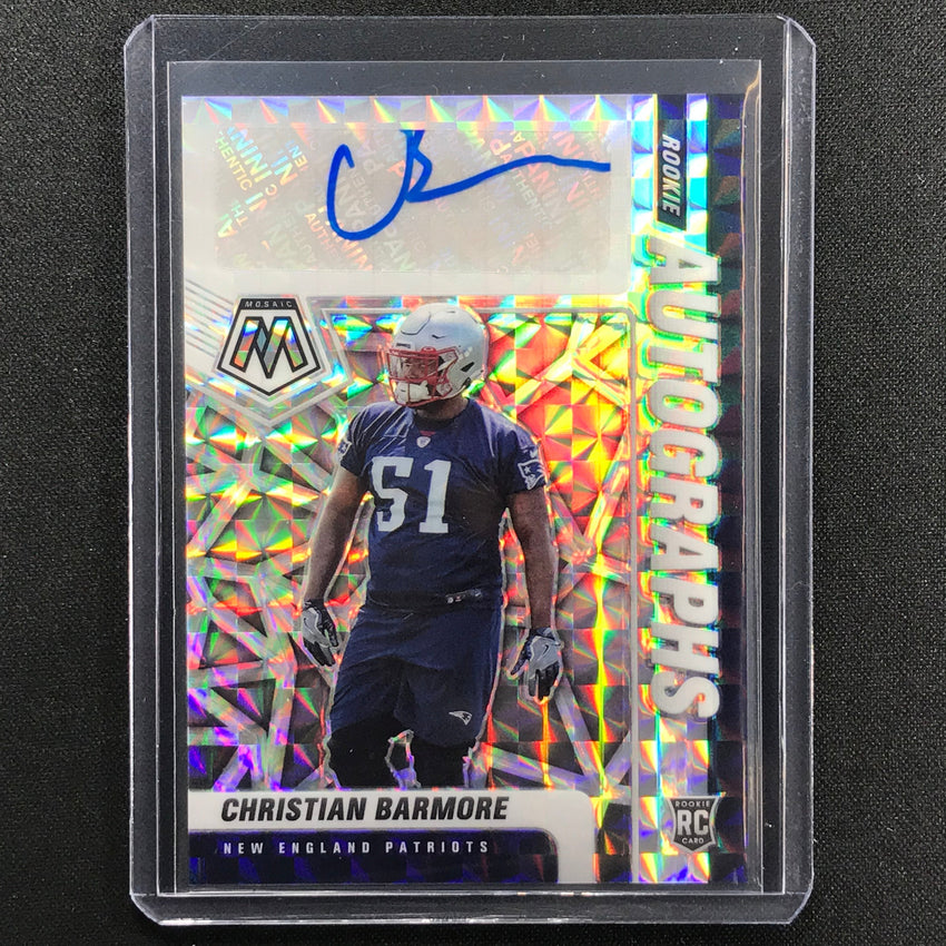 2021 Mosaic CHRISTIAN BARMORE Rookie Autographs Mosaic #65