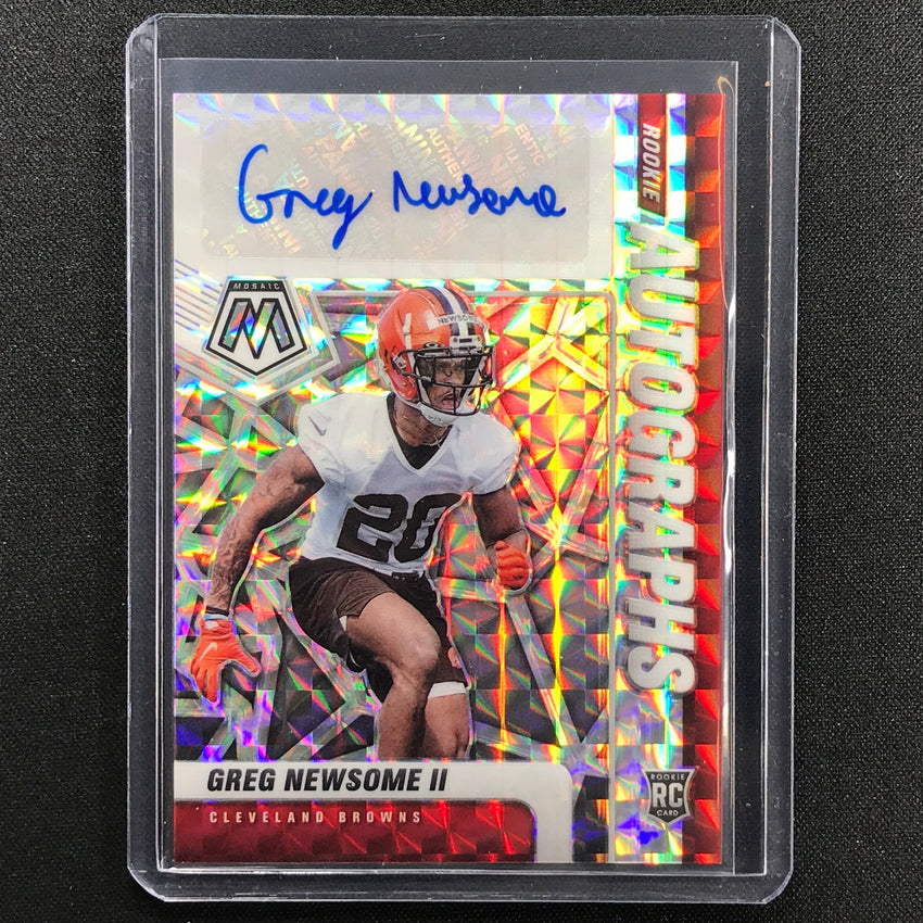 2021 Mosaic GREG NEWSOME II Rookie Autographs Mosaic #68