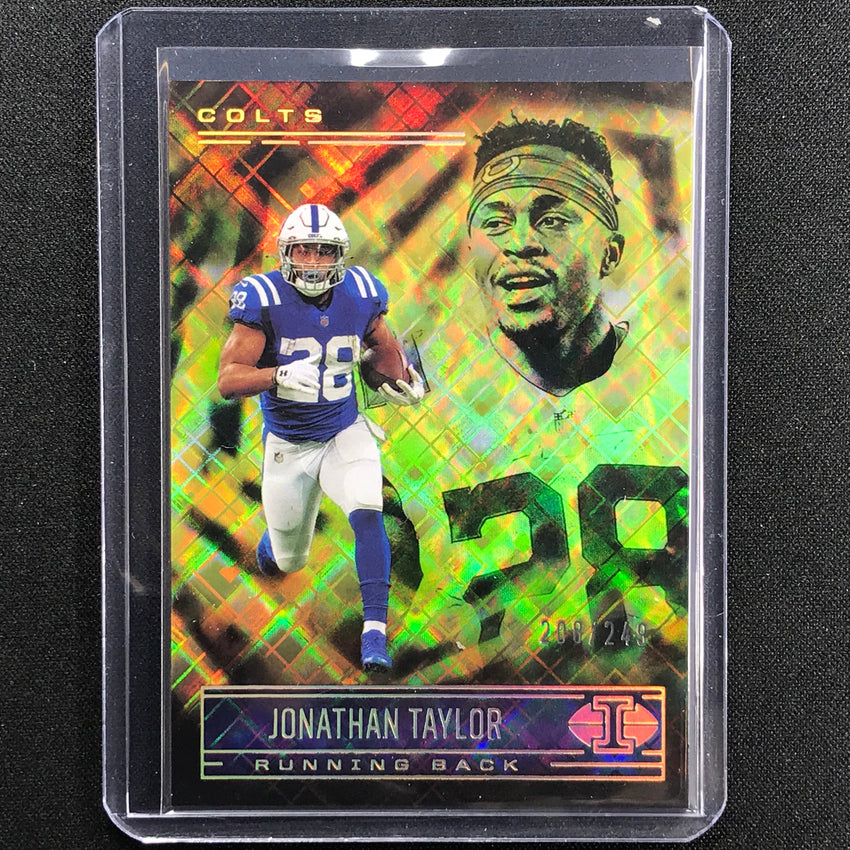 2021 Illusions Jonathan Taylor Trophy Collection Yellow Diamond /249