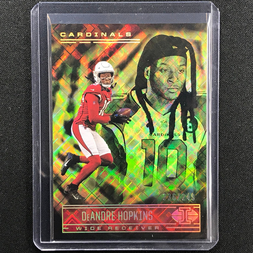 2021 Illusions Deandre Hopkins Trophy Collection Yellow Diamond /249