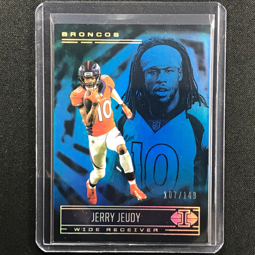 2021 Illusions Jerry Jeudy Trophy Collection Light Blue /149