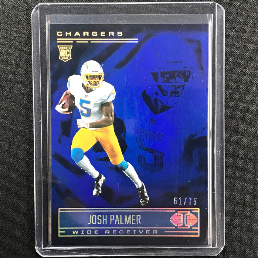 2021 Illusions Josh Palmer Rookie Trophy Collection Blue 61/75