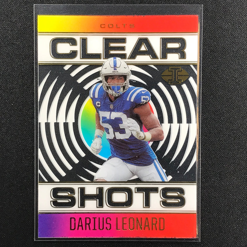 2021 Illusions DARIUS LEONARD Clear Shots Acetate Base #5