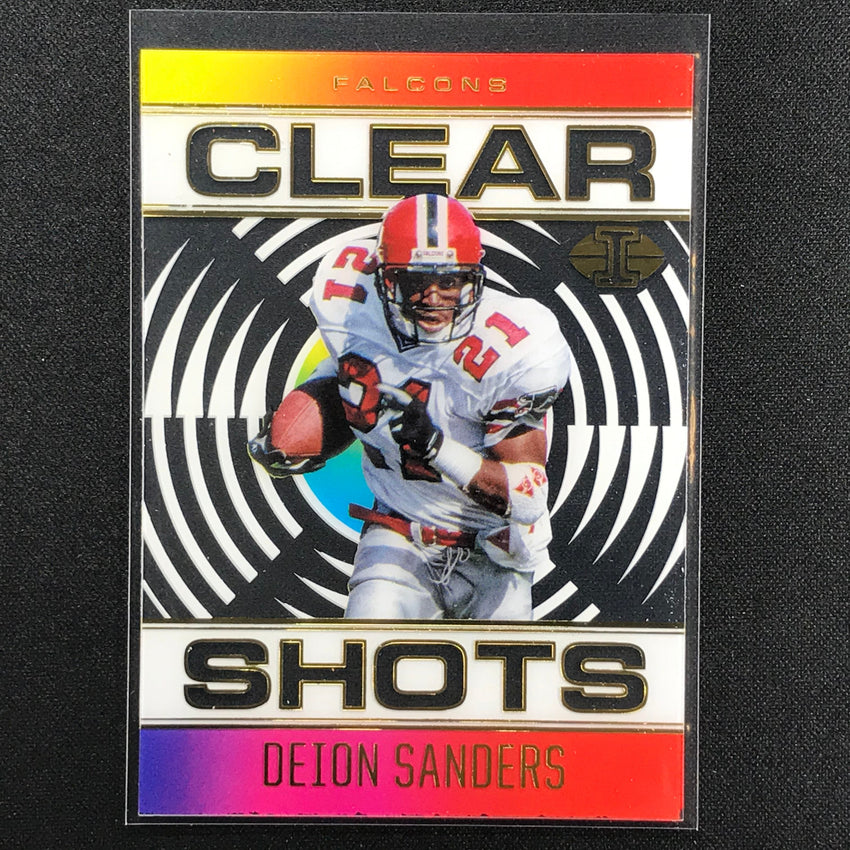 2021 Illusions DEION SANDERS Clear Shots Acetate Base #10