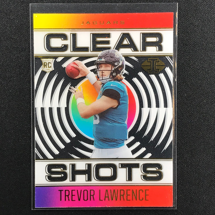2021 Illusions Trevor Lawrence Rookie Clear Shots Acetate Base No 16