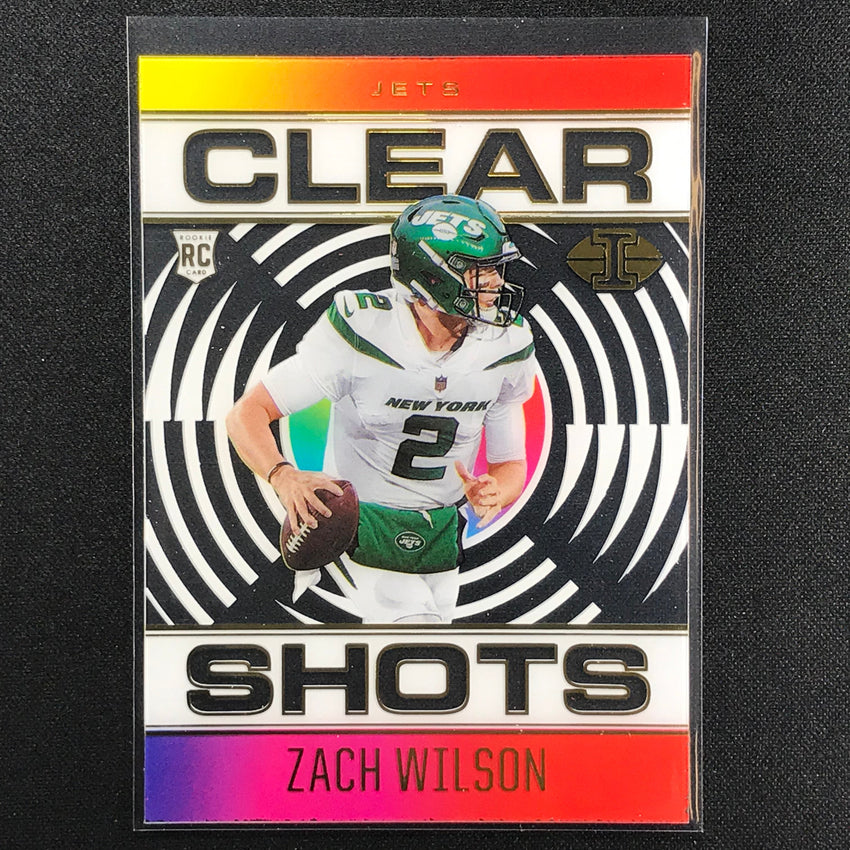 2021 Illusions ZACH WILSON Rookie Clear Shots Acetate Base #17