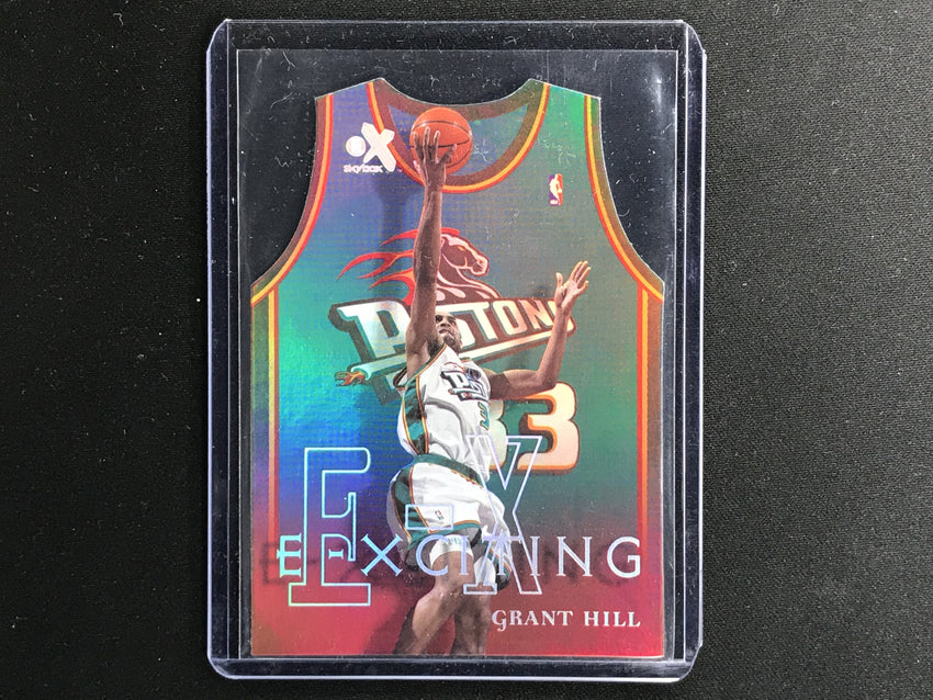 1999-00 Skybox GRANT HILL eX E-XCITING Die Cut #9-Cherry Collectables