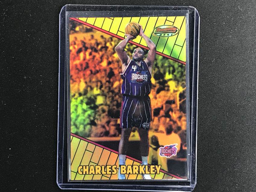 2000 Bowmans Best CHARLES BARKLEY Gold Refractor 224/400-Cherry Collectables