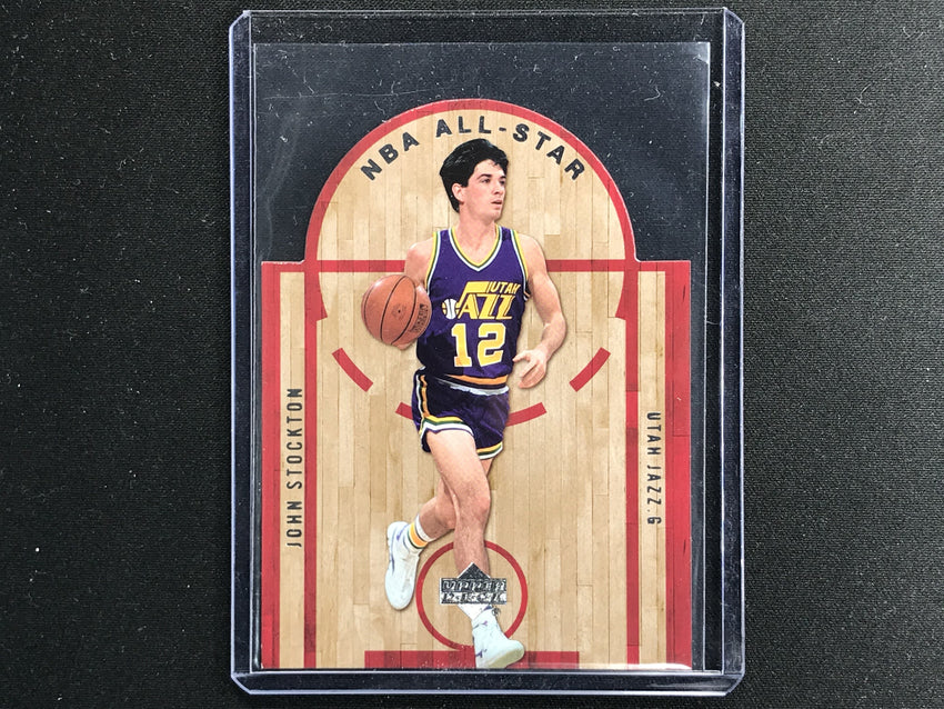 2007-08 Upper Deck JOHN STOCKTON NBA All-Star Die Cut #AS-24-Cherry Collectables