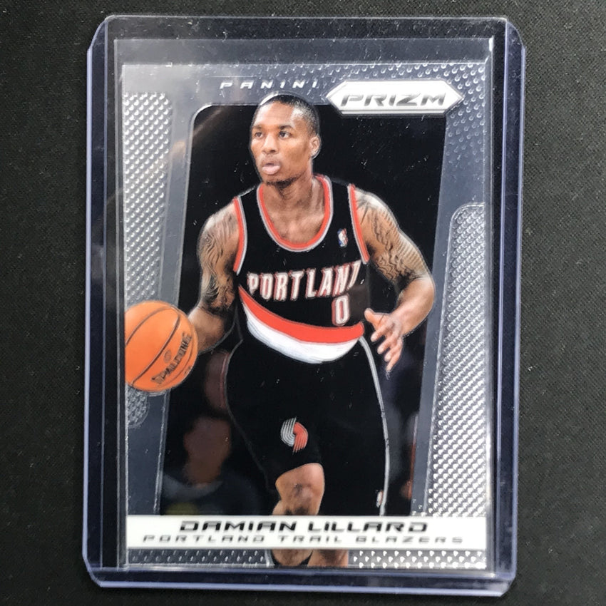 2013-14 Prizm DAMIAN LILLARD Base Prizm #19-Cherry Collectables