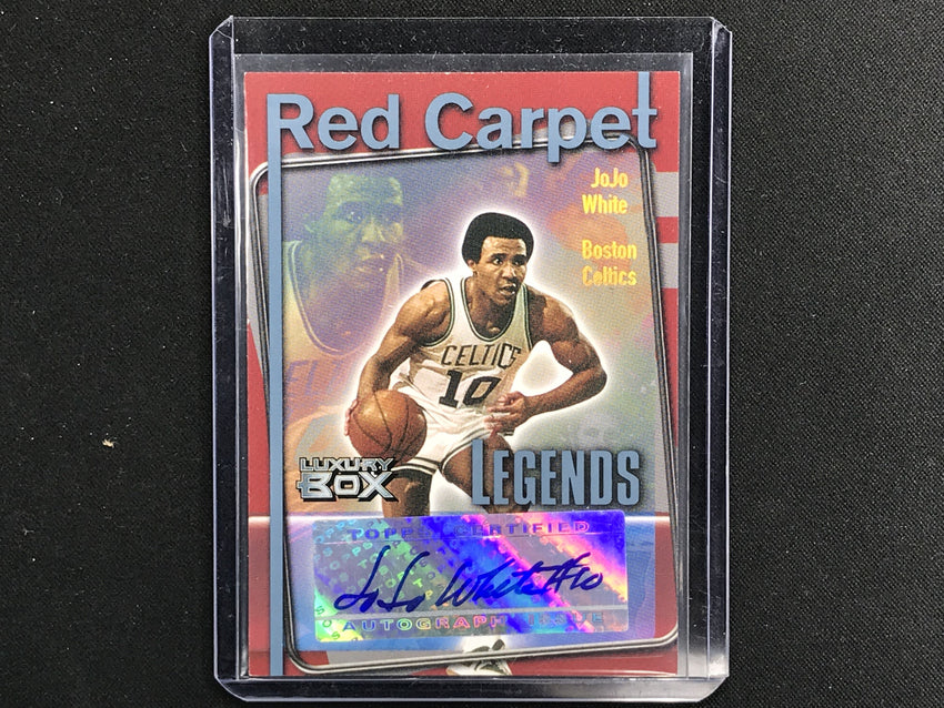 2004-05 Topps Luxury Box JO JO WHITE Red Carpet Legends Auto 6/10-Cherry Collectables