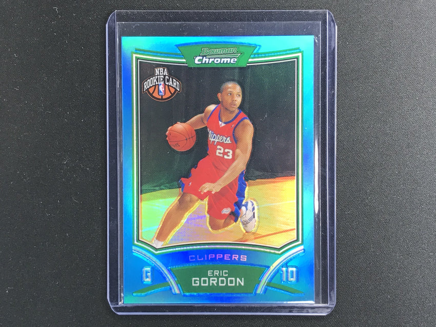 2007-08 Bowman Chrome ERIC GORDON Blue Rookie Refractor 94/99-Cherry Collectables