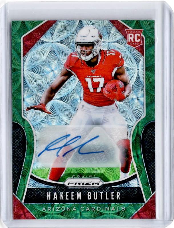 2019 Prizm HAKEEM BUTLER Green Scope Rookie Auto 16/75-Cherry Collectables