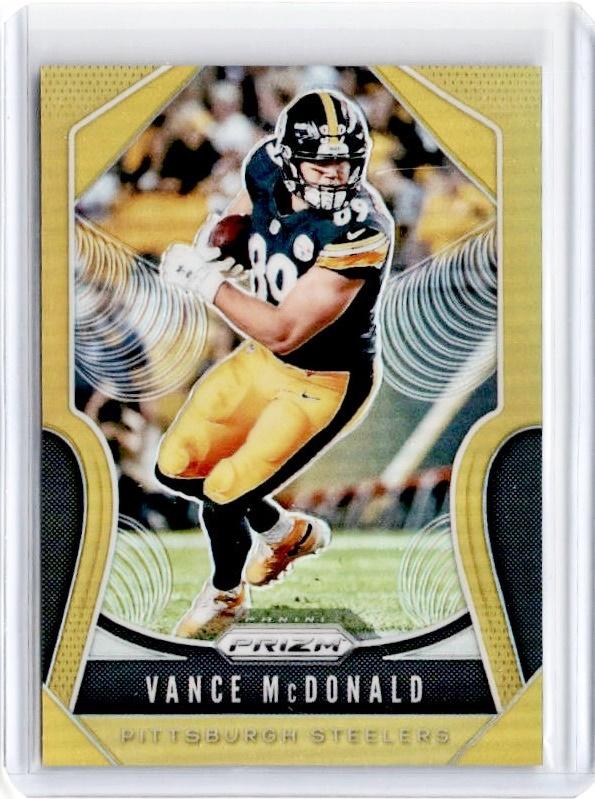 2019 Prizm VANCE MCDONALD Gold Prizm 2/10-Cherry Collectables