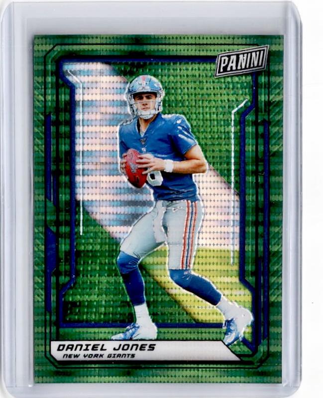 2019 National DANIEL JONES Green Pulsar Prizm Rookie 1/5-Cherry Collectables