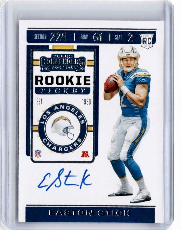 2019 Contenders EASTON STICK Rookie Ticket Auto #127 #2-Cherry Collectables