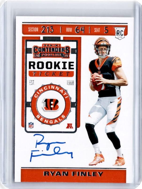 2019 Contenders RYAN FINLEY Rookie Ticket Auto #116 #1-Cherry Collectables