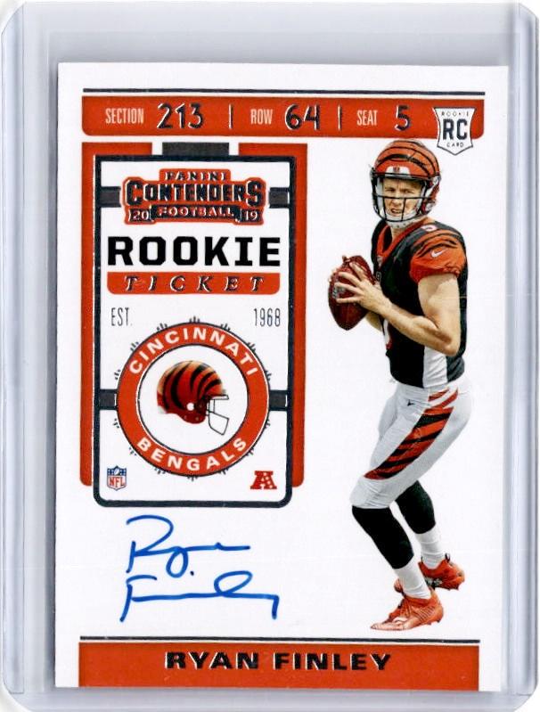 2019 Contenders RYAN FINLEY Rookie Ticket Auto #116 #2-Cherry Collectables
