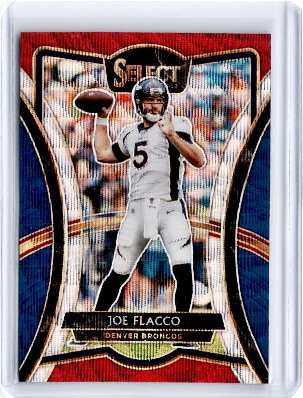 2019 Select JOE FLACCO Tri Color Prizm 8/199 Premier-Cherry Collectables