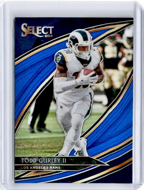 2019 Select TODD GURLEY Blue Prizm 6/75 Field-Cherry Collectables
