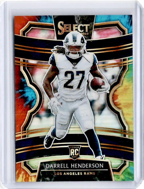 2019 Select DARRELL HENDERSON Rookie Tie Dye Prizm 24/25 Concourse-Cherry Collectables