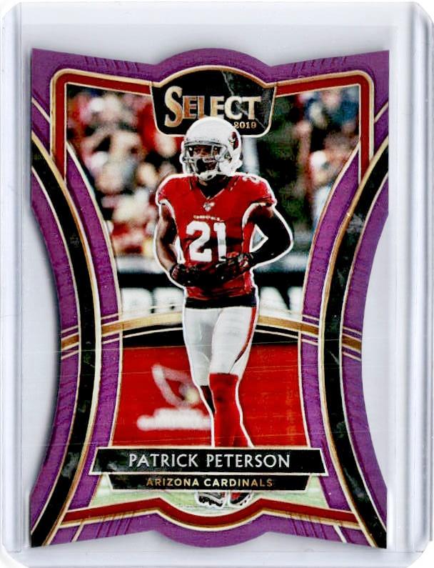 2019 Select PATRICK PETERSON Purple Die Cut Prizm 39/75 Premier-Cherry Collectables