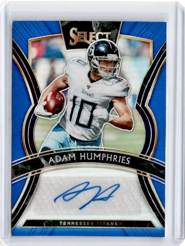 2019 Select ADAM HUMPHRIES Blue Auto 76/99-Cherry Collectables