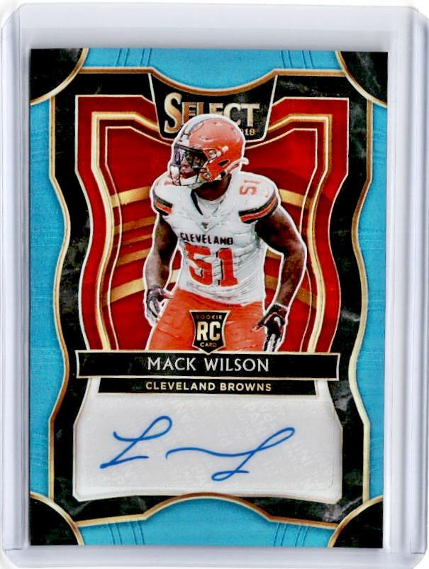 2019 Select MACK WILSON Light Blue Rookie Auto 14/49-Cherry Collectables