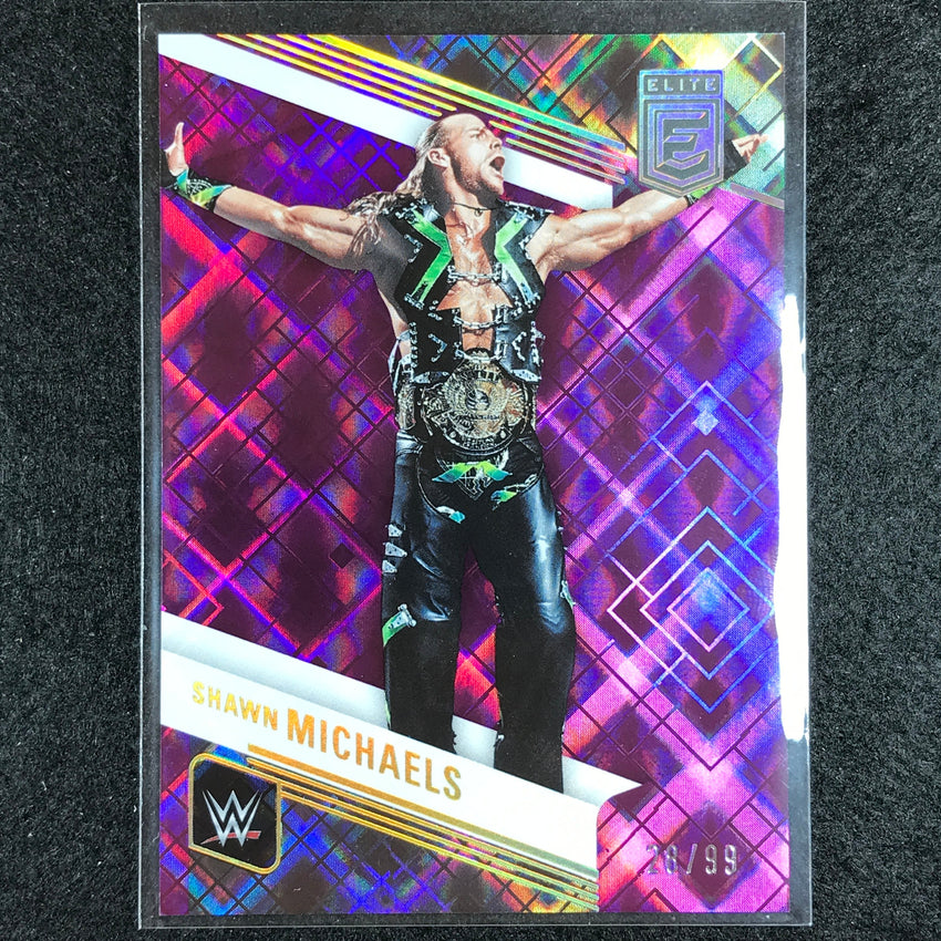 2023 Donruss Elite WWE Shawn Michaels Legends Base Purple 28/99 No 141