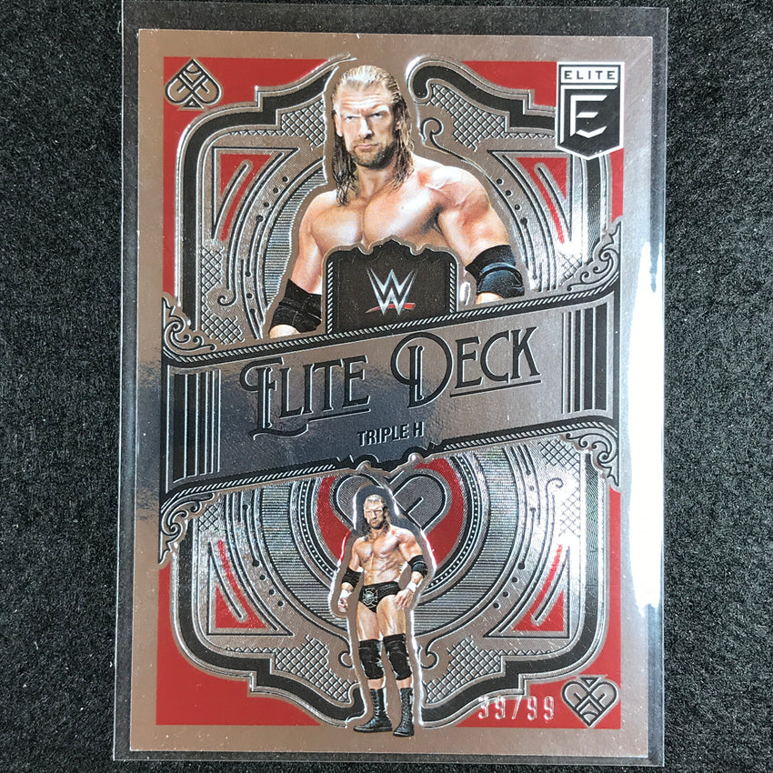 2023 Donruss Elite WWE Triple H Elite Deck Red 39/99