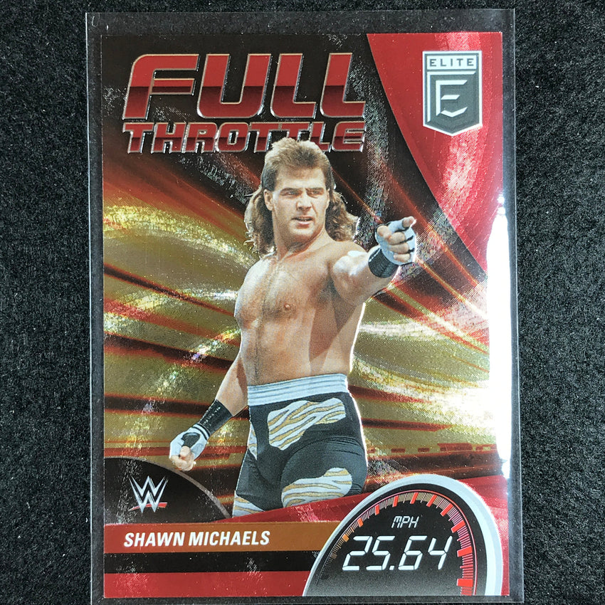 2023 Donruss Elite WWE Shawn Michaels Full Throttle Red 94/99